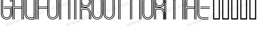GauFontRoot Normal字体转换